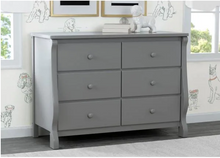 Load image into Gallery viewer, 6-Drawer Grey Dresser 7405RR

