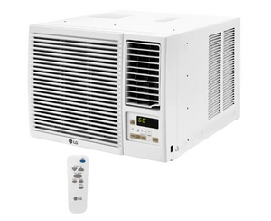 12,000 BTU 230-Volt Window Air Conditioner with Cool, Heat and Remote in White