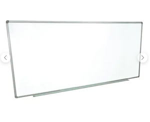 Luxor Steel Dry-Erase Whiteboard, Aluminum Frame, 96" x 40"  7122RR