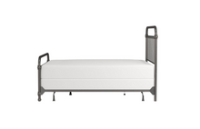 Load image into Gallery viewer, Queen Kirkland Metal Bed Aged Pewter - Hillsdale Furniture
