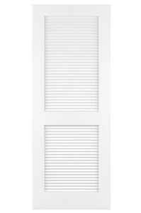 Frameport Classic 34 Inch by 80 Inch Louver/Louver Interior Slab Passage Door 6603RR-OB