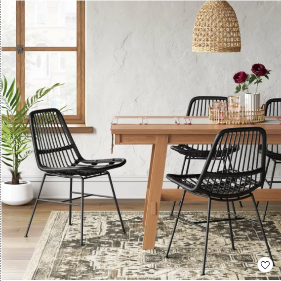 Linnet Rattan Dining Chair with Metal Legs - Opalhouse™ MRM796