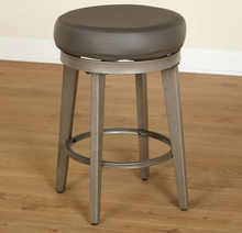 Load image into Gallery viewer, 2pc Linden Swivel Counter Height Barstools - angelo:HOME 24&quot; counter
