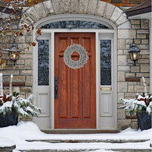Load image into Gallery viewer, 24&quot; Platinum Fir Artificial Christmas Wreath, Unlit
