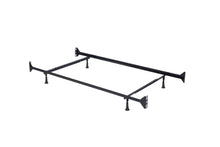 Load image into Gallery viewer, Hillsdale Furniture Traditional 4-Leg Full or Twin Bed Frame, Black 6070RR
