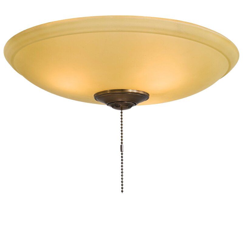 3-Light Universal Ceiling Fan Bowl Light Kit 7651
