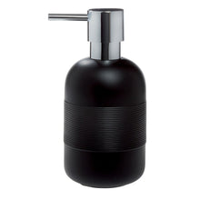 Load image into Gallery viewer, 3-Piece Countertop Accessories Set Spirella Kyoto Black Porcelain GL757
