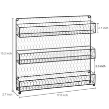 Load image into Gallery viewer, 3-Tier Chicken 18 Jar Spice Rack MRM3745
