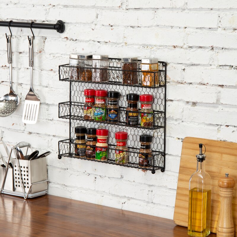 3-Tier Chicken 18 Jar Spice Rack MRM3745
