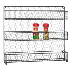 3-Tier Chicken 18 Jar Spice Rack MRM3745