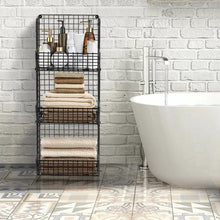 Load image into Gallery viewer, 3-Tier Fruit Stand &amp; Wall Mount Kitchen Storage Foldable Metal/Wire Basket
