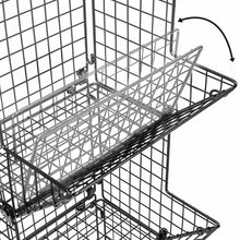 Load image into Gallery viewer, 3-Tier Fruit Stand &amp; Wall Mount Kitchen Storage Foldable Metal/Wire Basket
