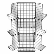 Load image into Gallery viewer, 3-Tier Fruit Stand &amp; Wall Mount Kitchen Storage Foldable Metal/Wire Basket
