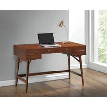Load image into Gallery viewer, 3-drawer Writing Desk Walnut
