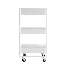Load image into Gallery viewer, 3-tier Rolling Steel Utility Cart with Wheels MRM1684
