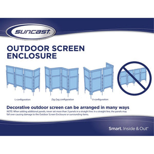3.5 ft. H x 2 ft. W Outdoor Privacy Screen