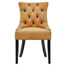 Load image into Gallery viewer, Cognac Burnett Tufted Velvet Upholstered Parsons Chair (Set of 2) #AD233

