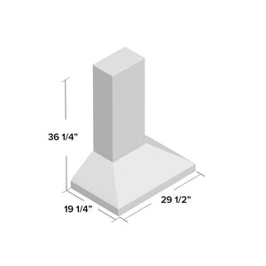 30" 400 CFM Convertible Wall Mount Range Hood (211MM)