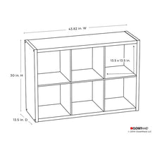 Load image into Gallery viewer, 30&#39;&#39; H x 43.82&#39;&#39; W Cube Bookcase 5889RR
