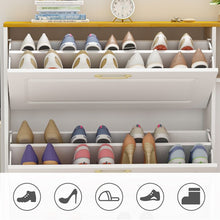 Load image into Gallery viewer, 30 Pair Shoe Storage Cabinet
