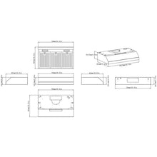 Load image into Gallery viewer, 30&quot; 111 Series 500 CFM Convertible Under Cabinet Range Hood in Stainless Steel, 2337AH
