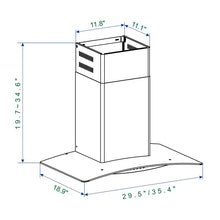 Load image into Gallery viewer, 30&quot; 520 CFM Convertible Wall Mount Range Hood 1399AH
