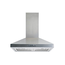 Load image into Gallery viewer, 30&quot; W103C Series 350 CFM Convertible Wall Mount Range Hood in Stainless Steel (Part number: W103C30DF) 1991AH

