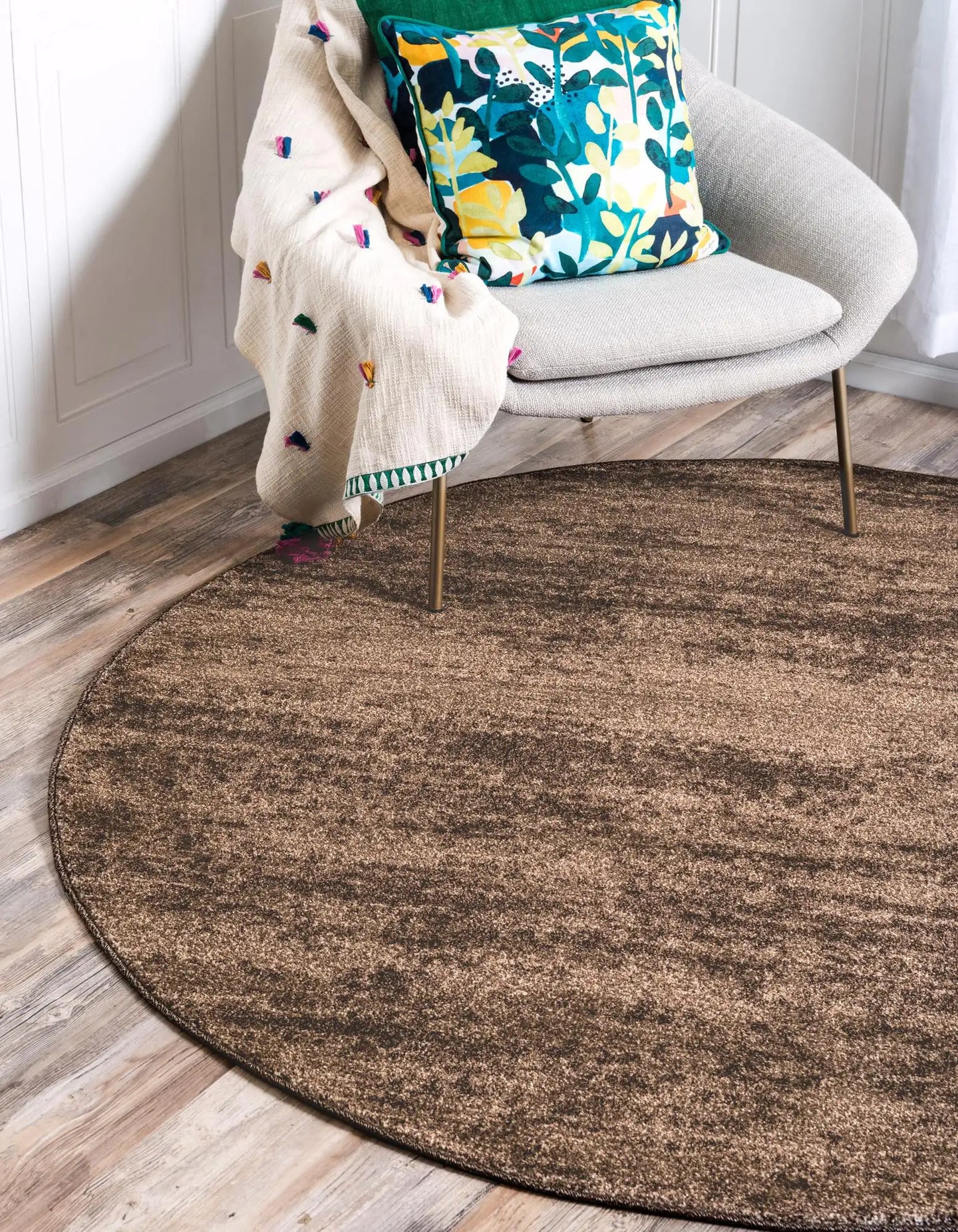 3' 3 x 3' 3 Loft Round Rug