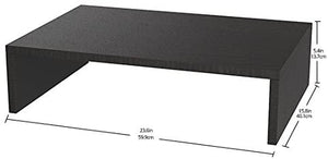 Small TV/Monitor Riser, Black #1384HW