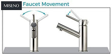 Load image into Gallery viewer, Miseno MNO102CP Miseno ML102 Mia Single Hole Bathroom Faucet - Include MRM913s Push-Pop Drain Assembly and Optional Deck Plate
