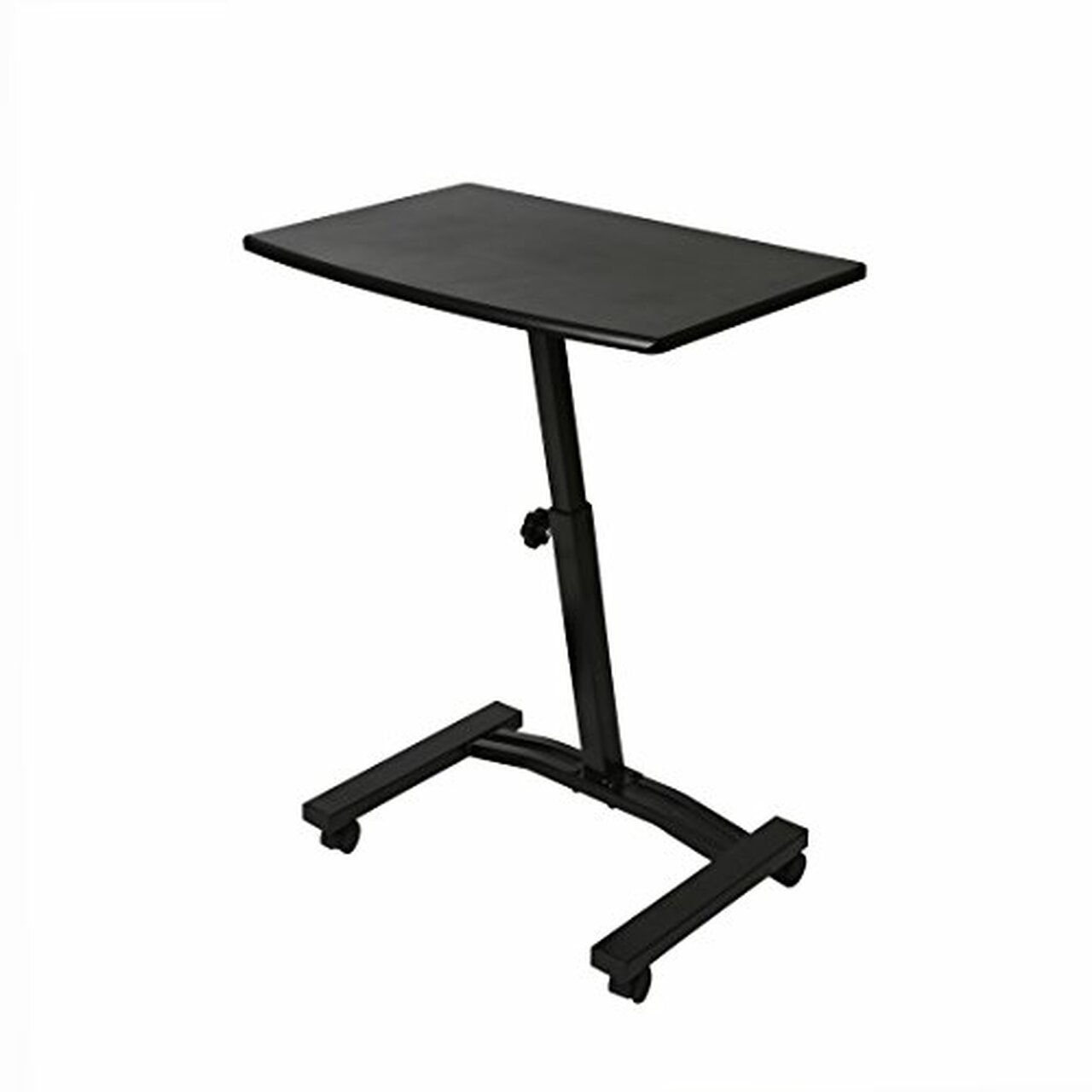 Seville Classics  Mobile Laptop Sit Stand Computer Desk, 20.5