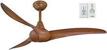 Load image into Gallery viewer, Wave 52 in. Indoor Distressed Koa Ceiling Fan with Remote Control CR9863

