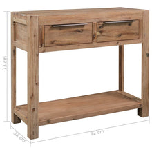 Load image into Gallery viewer, 32&#39;&#39; Solid Wood Console Table
