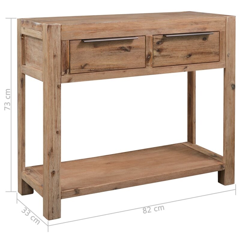 32'' Solid Wood Console Table