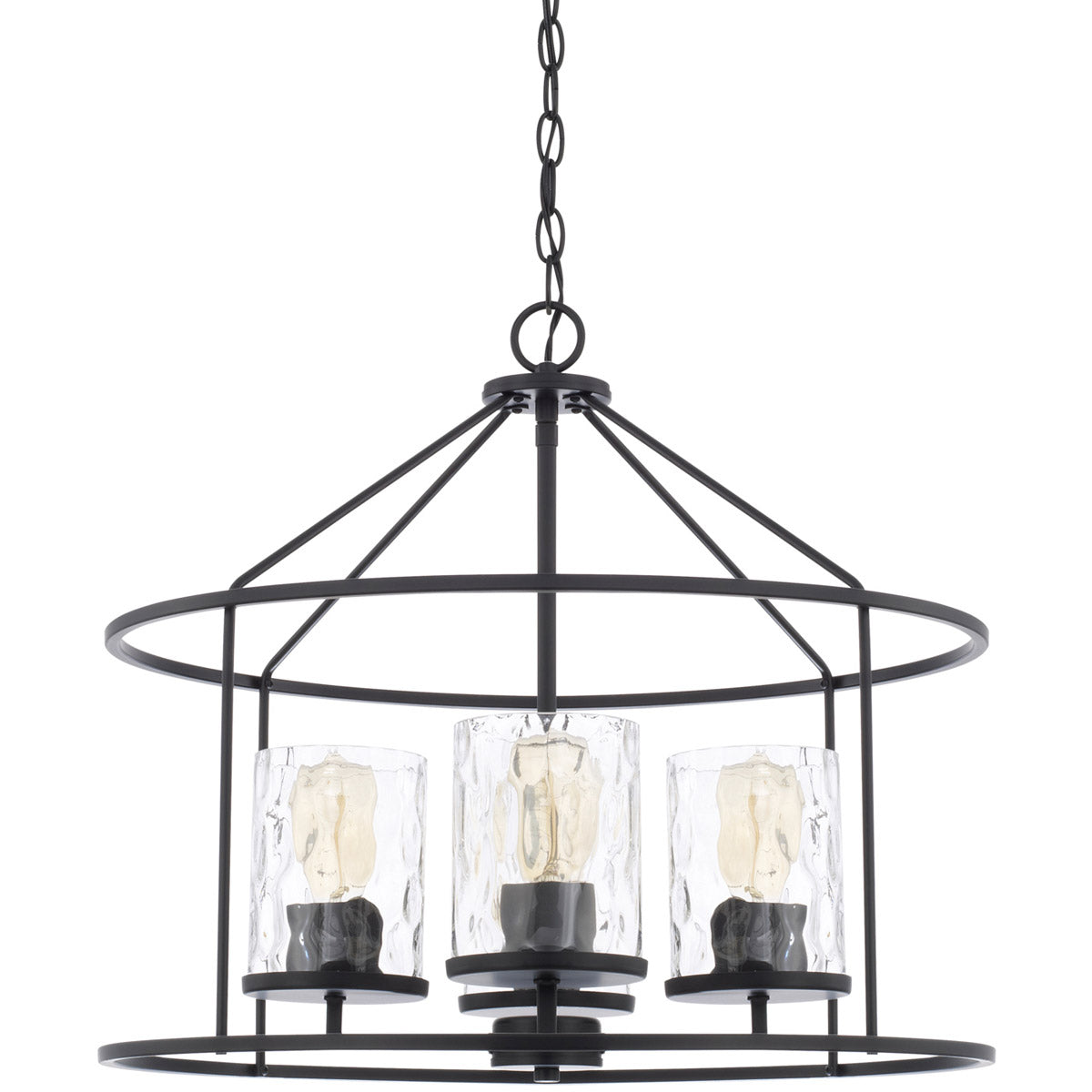 Capital Lighting 325741MB-451 Elijah 4 Light 22 inch Matte Black Pendant Ceiling Light 6271RR