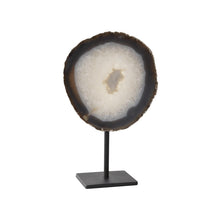 Load image into Gallery viewer, Silver Edge Agate Sculpture
