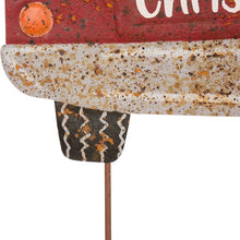 Load image into Gallery viewer, 32&quot;H Rusty Metal Christmas Truck Yard Stake or Standing Decor or Wall Decor
