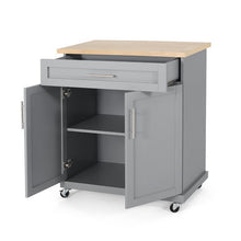 Load image into Gallery viewer, 32&#39;&#39; Wide Rolling Kitchen Cart
