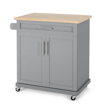 Load image into Gallery viewer, 32&#39;&#39; Wide Rolling Kitchen Cart
