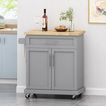 Load image into Gallery viewer, 32&#39;&#39; Wide Rolling Kitchen Cart
