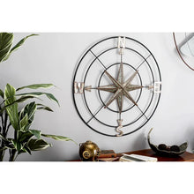 Load image into Gallery viewer, 32&quot; Gray Metal Farmhouse Wall Décor

