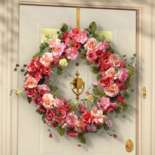 Load image into Gallery viewer, 32&quot; Mixed Rose Wreath
