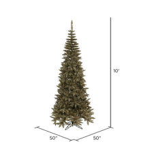 Load image into Gallery viewer, Vickerman 10&#39;x50&quot; Tinsel Ant. Champagne Fir 2260T

