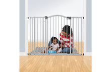 Load image into Gallery viewer, Extra Tall &amp; Wide Safety Gate (Gray)
