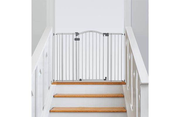 Extra Tall & Wide Safety Gate (Gray)