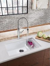 Load image into Gallery viewer, BLANCO Precis Undermount 28.75-in x 18-in White Single Bowl Kitchen Sink MRM450
