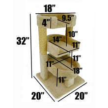 Load image into Gallery viewer, 33&quot; Cat Tree MRM1715
