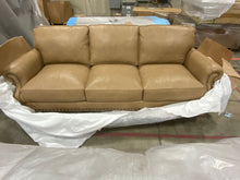 Load image into Gallery viewer, Solerno 100&#39;&#39; Genuine Leather Rolled Arm Sofa 7321RR
