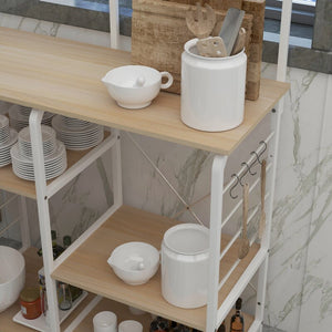 35.4'' Iron Standard Baker's Rack with Microwave Compatibility