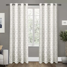 Load image into Gallery viewer, 2-pack Cartago Insulated Woven Blackout Window Curtains, 54 X 84
